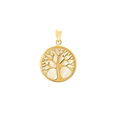Tree of Life Mother Pearl 9MM Pendant