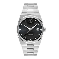 Bold Quest Steel/Black 39MM Watch
