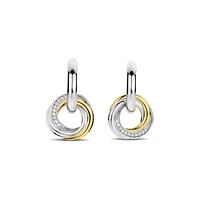 Trinity Two Tone Earrings