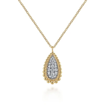 Diamond Teardrop Necklace