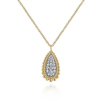 Diamond Teardrop Necklace