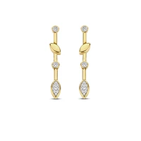 Demure Golden Earrings