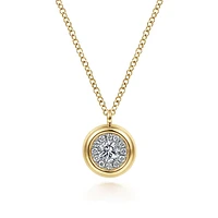 Halo Diamond Necklace