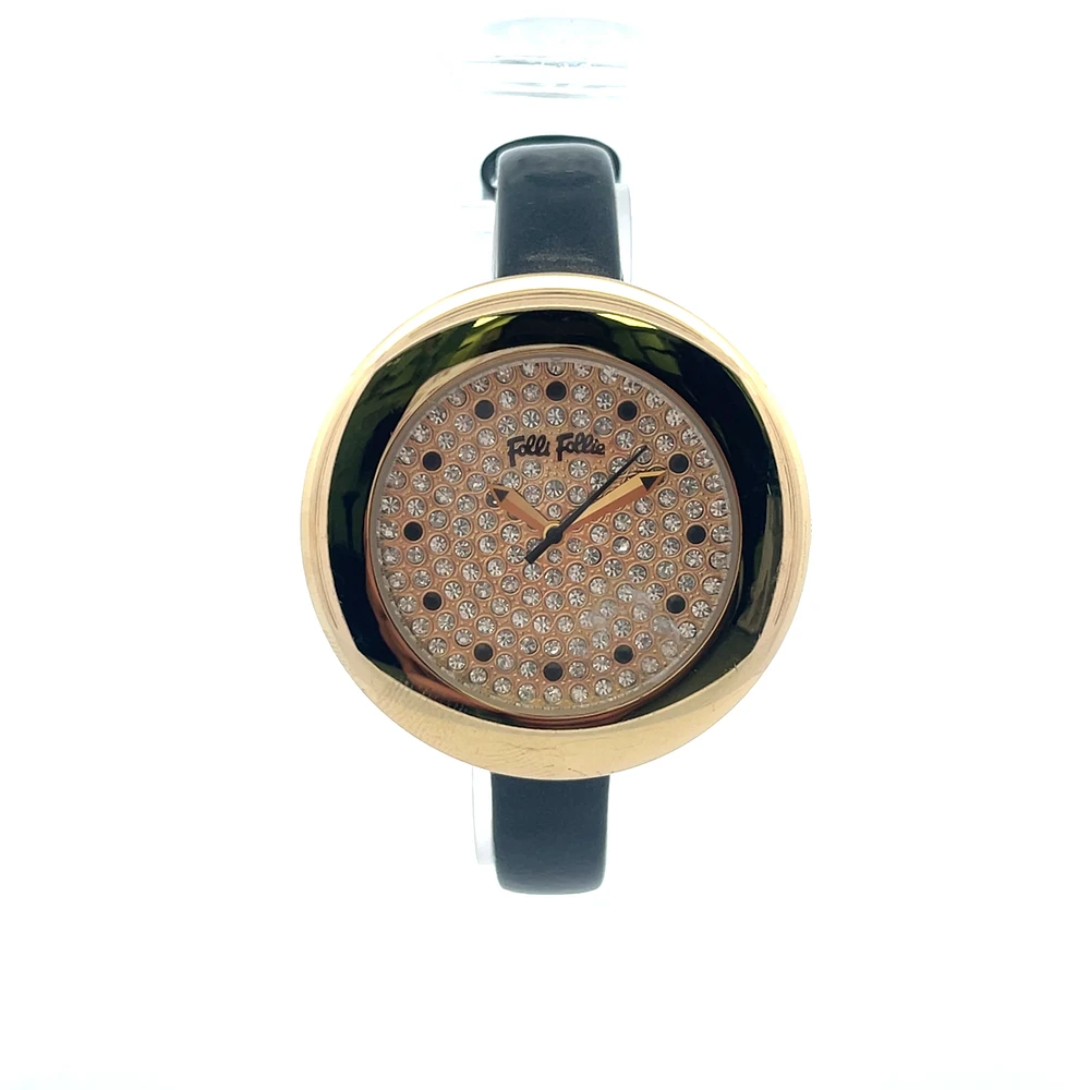 Minimalistic Black/Rose Watch