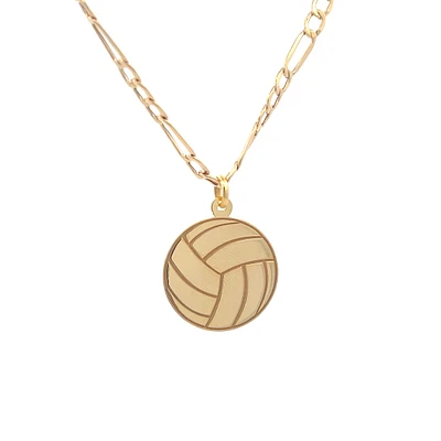 Volleyball Pendant 14K