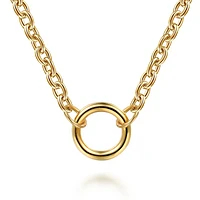 One Station Charm Necklace