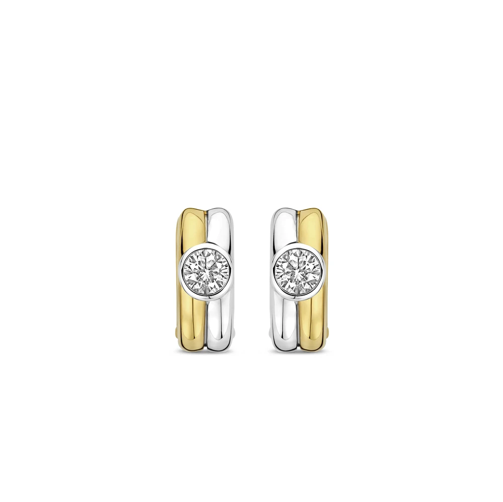 Allure Two Tone Earrings
