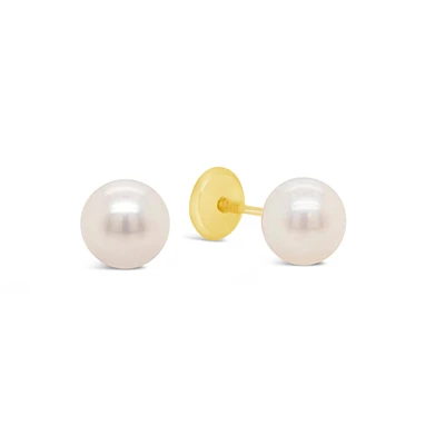 5MM Pearl Stud Earrings