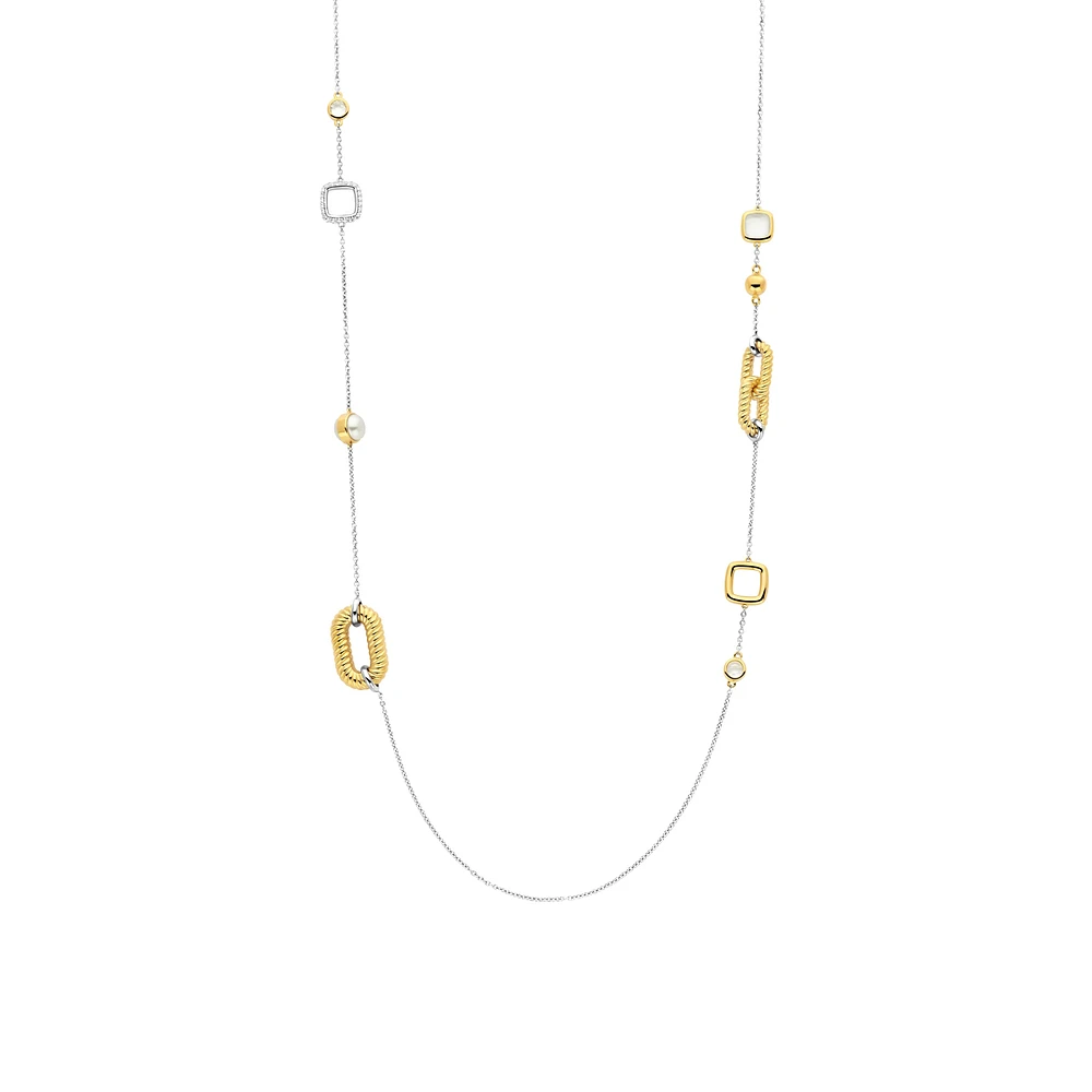 Rope Link Golden Necklace
