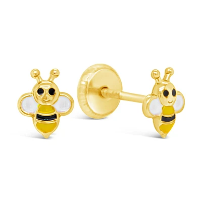 Cute Bee Stud Earrings