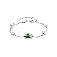 Amulet Scarab Malachite Bracelet
