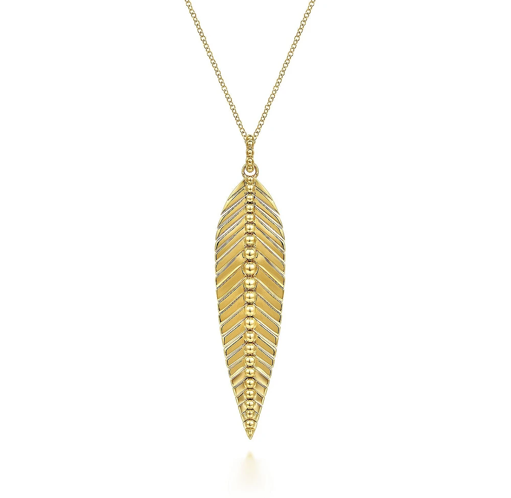 Bujukan Leaf Necklace