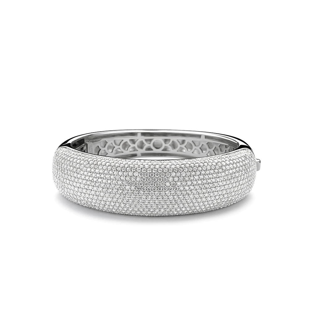 Spectacular Shine Clear Bangle Bracelet