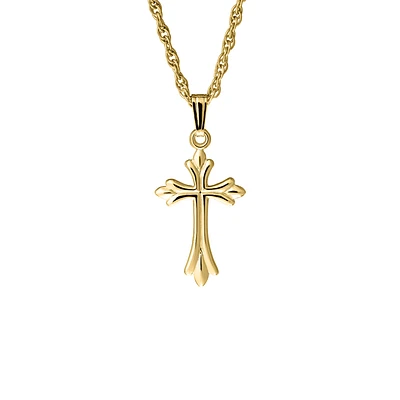15MM Cross Kids Necklace