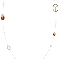 Amulet Scarab Coral Necklace*Puerto Rico Exclusive