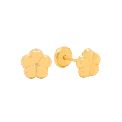 Flower 7MM Stud Earrings