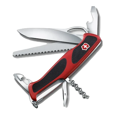 Ranger grip in Red/Black 130MM Knife