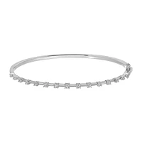 .42CT Diamonds Bangle Bracelet 14KW