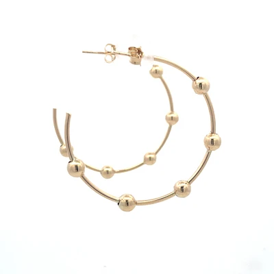 Satellite 40MM Hoop Earrings