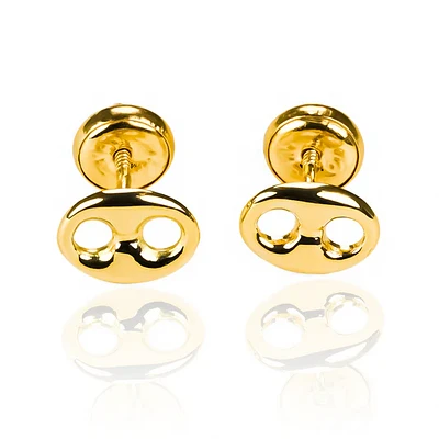Puff Mariner 6.5MM Stud Earrings