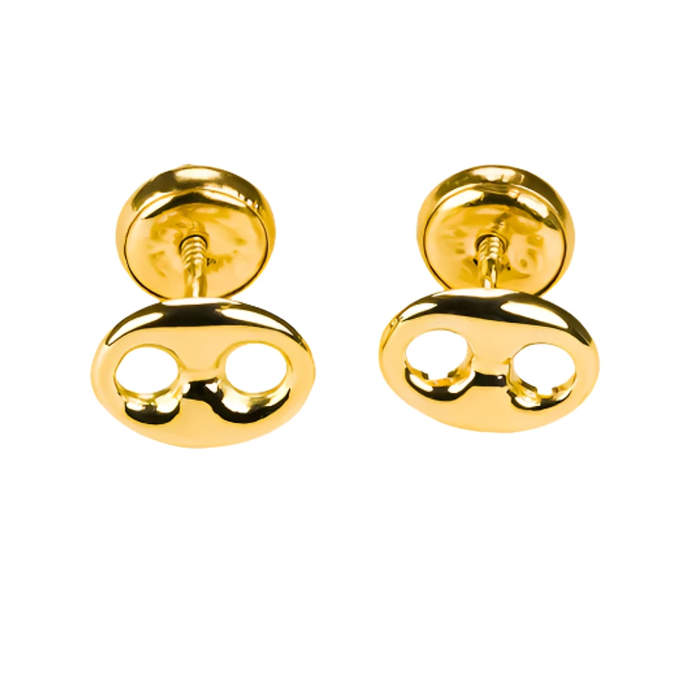Puff Mariner 6.5MM Stud Earrings