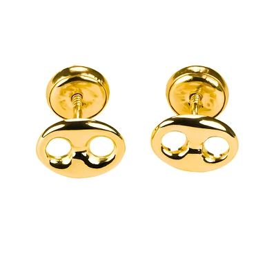 Puff Mariner 6.5MM Stud Earrings
