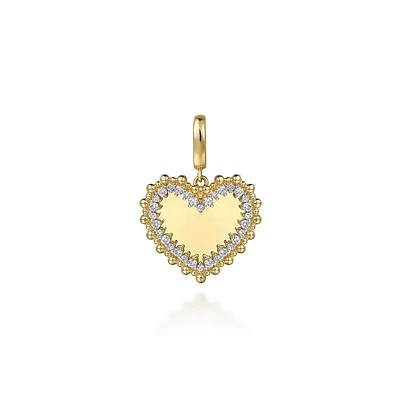 Bujukan Heart Diamond Pendant 18MM