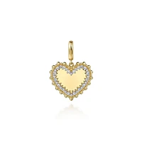 Bujukan Heart Diamond Pendant 18MM
