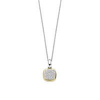 Pave Cushion Necklace