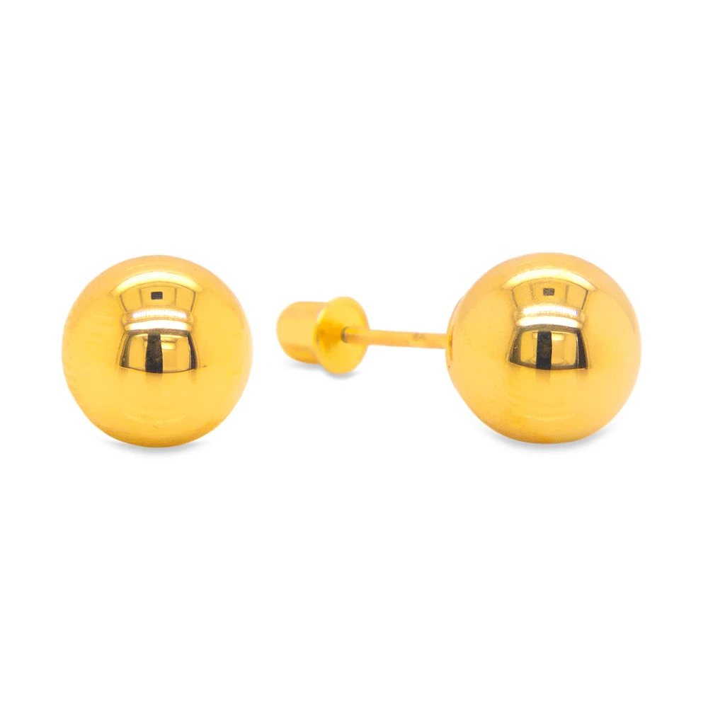 Basic Ball 7MM Stud Earrings
