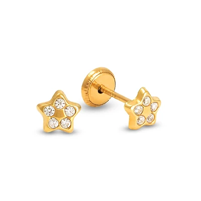 Star Sparkle Stud Earrings