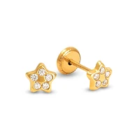 Star Sparkle Stud Earrings