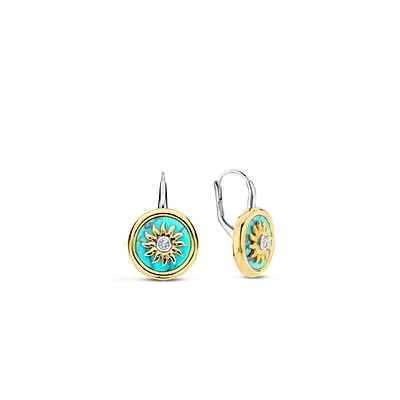 Tropical Turquoise Drop Earrings