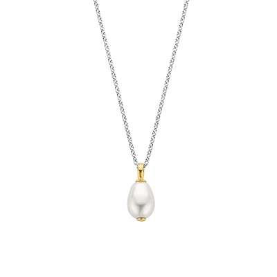 Baroque Pearl Drop Necklace