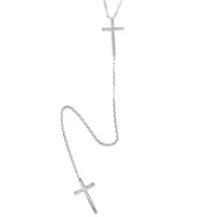 Cross Lariat Necklace