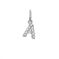 Mini Initial Diamond Pendant