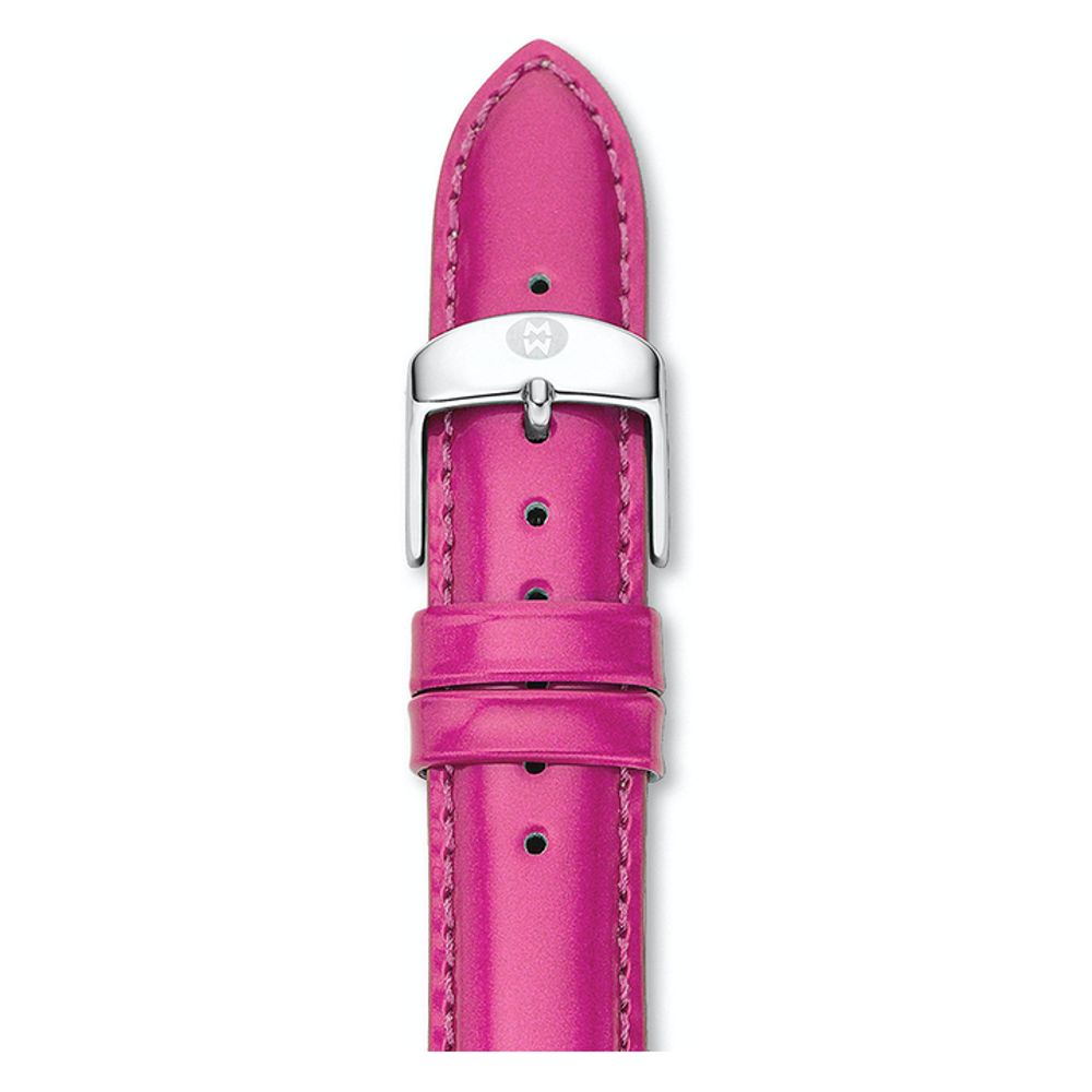 16MM Pink Leather Strap