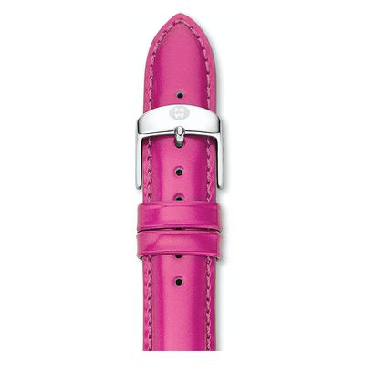 16MM Pink Leather Strap