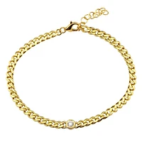 Diamond Dot Cuban Bracelet
