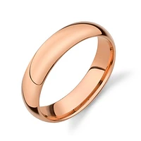 5MM Comfort Fit Wedding Band 14KR