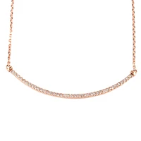 Smile Bar Diamond Necklace