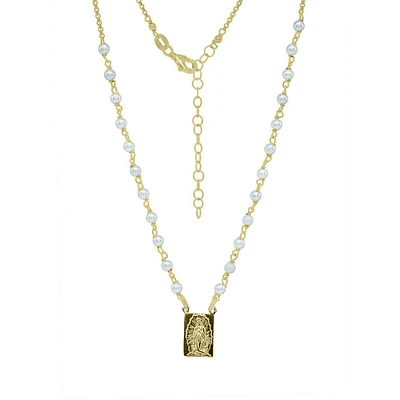 Escapulario Pearl Necklace