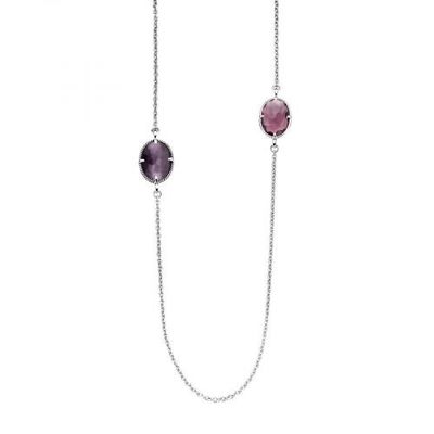 Purple Stones Necklace