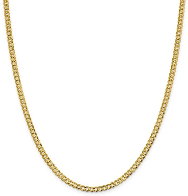 Cuban Flat 3.5mm Link Chain