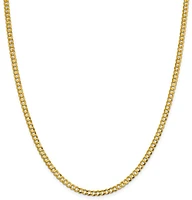 Cuban Flat 3.5mm Link Chain