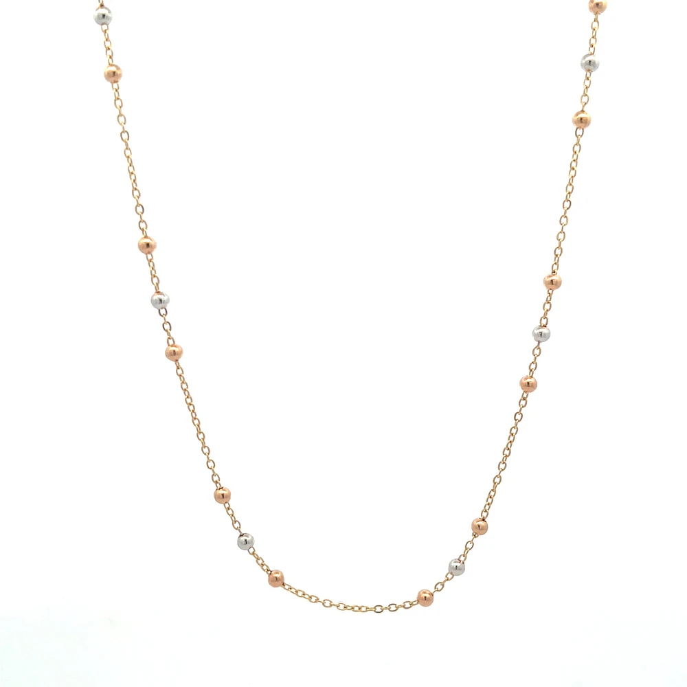 Ball 2.5MM Three Tone Chain