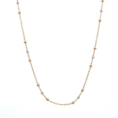Ball 2.5MM Three Tone Chain