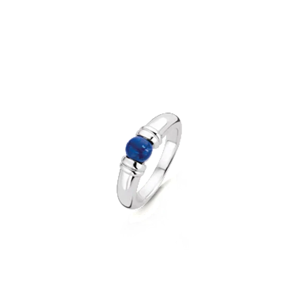 Dark Blue Stone Ring