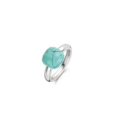 Turquoise Cushion Ring