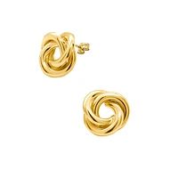 12MM Love Knot Stud Earrings